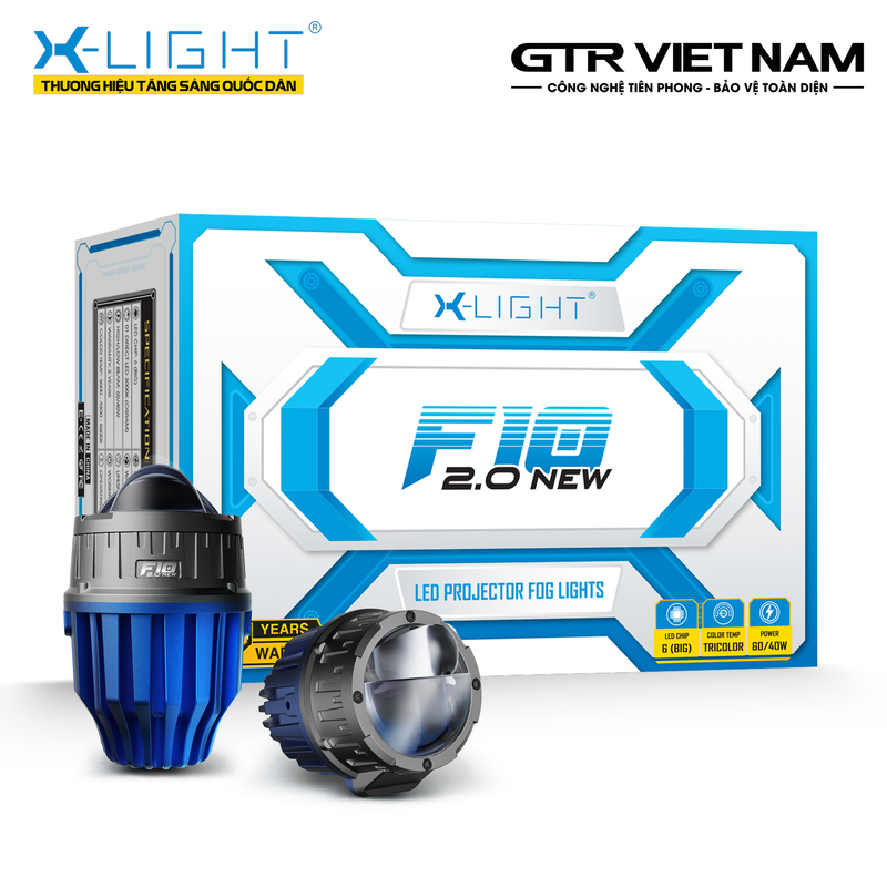 BI GẦM X-LIGHT F10 2.0 NEW